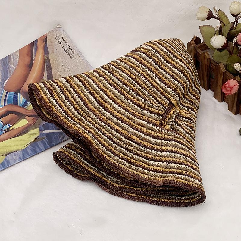 Outdoor Summer Sunscreen Sunshade Straw Hat, Popular In Japan And Korea, Versatile Stripes, Free Folding Lafite Straw Hat One size fits all
Outdoor Summer Sunscreen Sunshade Straw Hat, Popular In Japan And Korea, Versatile Stripes, Free Folding Lafite Straw Hat One size fits all