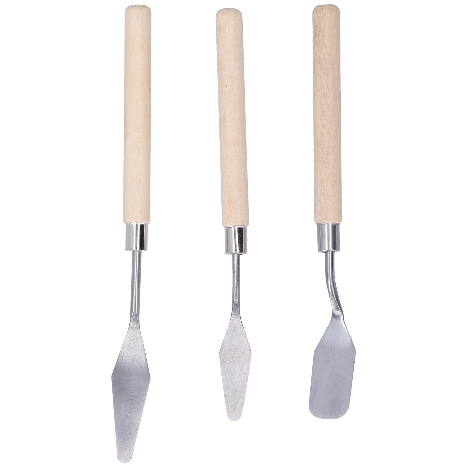 3Pcs Palette Knife Set Wooden Handle Oil Painting Appliance Art Paint Scraper Drawing Tool
3Pcs Palette Knife Set Wooden Handle Oil Painting Appliance Art Paint Scraper Drawing Tool