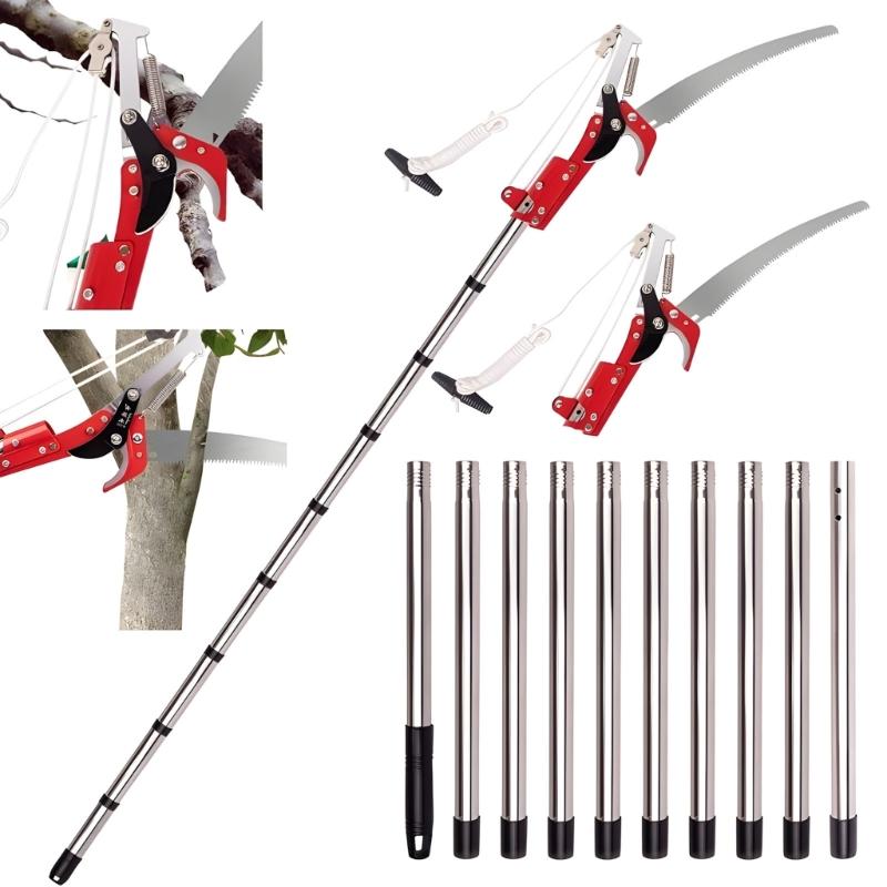 13 Feet Long Tree Trimmer With Stainless Steel And Reinforced Build For High Branch Cutting
13 Feet Long Tree Trimmer With Stainless Steel And Reinforced Build For High Branch Cutting