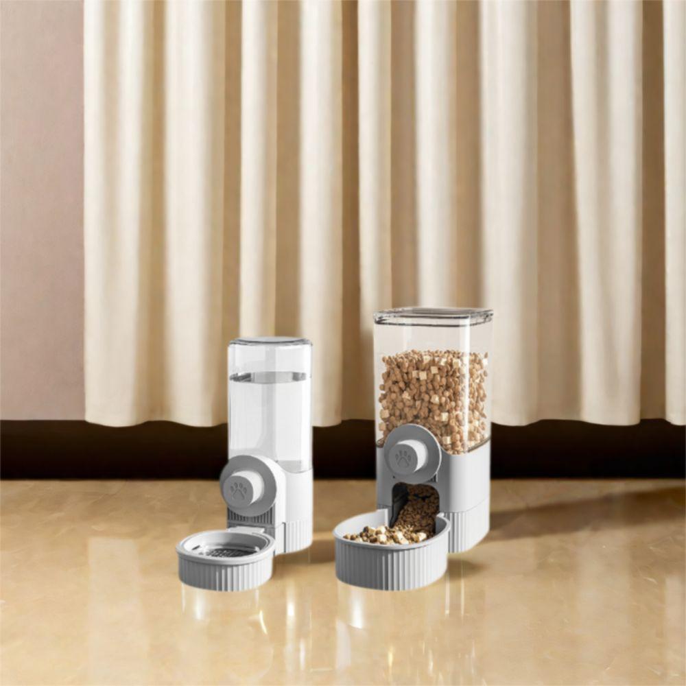 Transparent Hanging Pet Food/Water Dispenser Large Capacity Cat Water Bottle for Rabbit Dog Cats Grey-Waterer
Transparent Hanging Pet Food/Water Dispenser Large Capacity Cat Water Bottle for Rabbit Dog Cats Grey-Waterer
