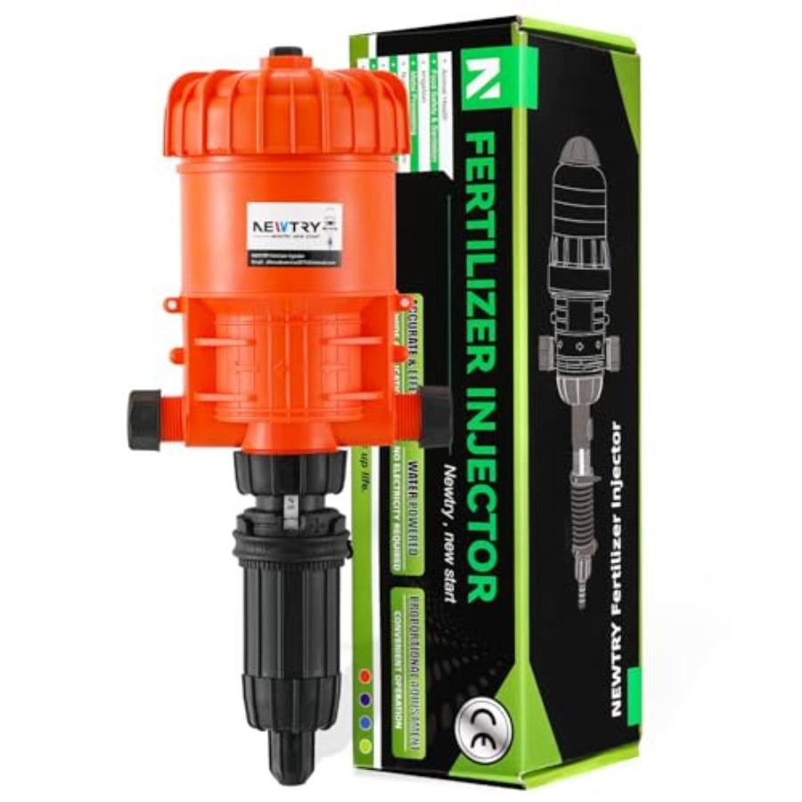 1:500-1:50 Fertilizer Injector for Drip Irrigation 0.2-2 Dosing Pump in Black for Garden Greenhouse Livestock Agriculture Nutri
1:500-1:50 Fertilizer Injector for Drip Irrigation 0.2-2 Dosing Pump in Black for Garden Greenhouse Livestock Agriculture Nutri