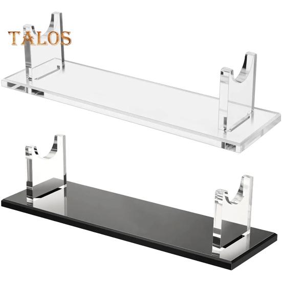 2 шт. акриловая многофункциональная подставка для дисплея, простая сборка, высокая видимость, прозрачный настольный держатель, подставка для хранения разноцветный