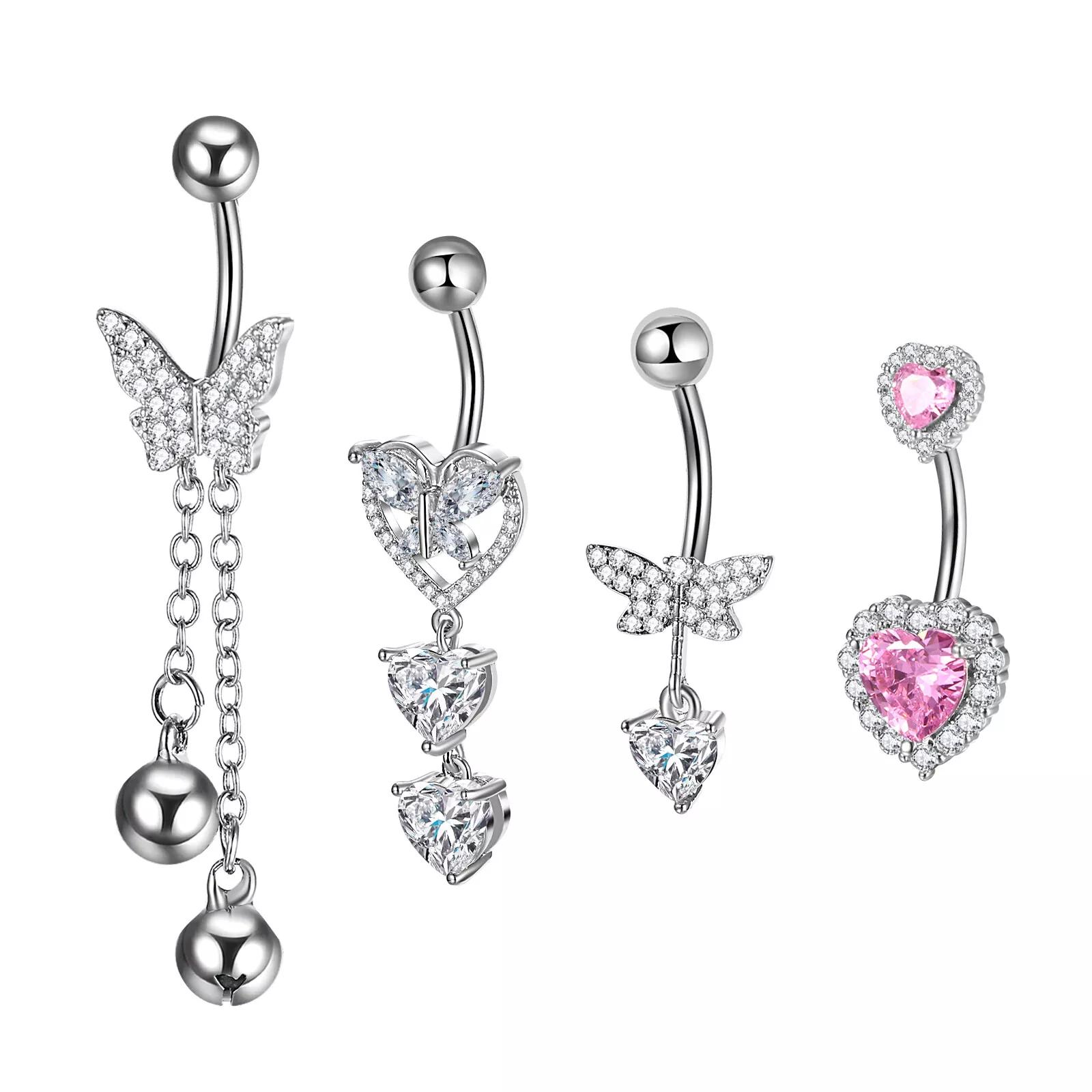 4 шт./лот бабочка изогнутые пупочные кольца наборы из нержавеющей стали CZ пупочный пирсинг для женщин 14G пупочное кольцо ювелирные изделия
4 шт./лот бабочка изогнутые пупочные кольца наборы из нержавеющей стали CZ пупочный пирсинг для женщин 14G пупочное кольцо ювелирные изделия