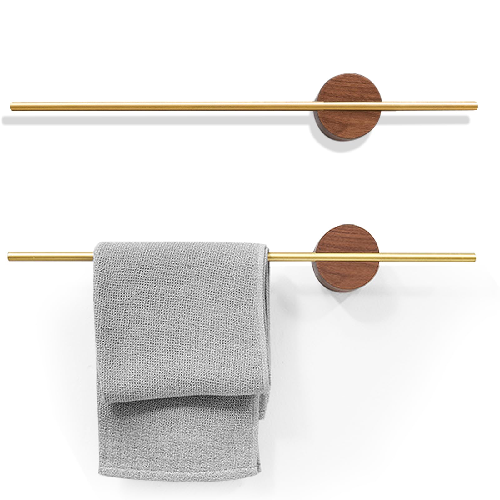 Ziyue Bathroom Towel Bar with Sliding Pole, Space-Saving, Stylish Towel Rack, Natural Wood, Aluminum Alloy (Gold-40cm)
Ziyue Bathroom Towel Bar with Sliding Pole, Space-Saving, Stylish Towel Rack, Natural Wood, Aluminum Alloy (Gold-40cm)