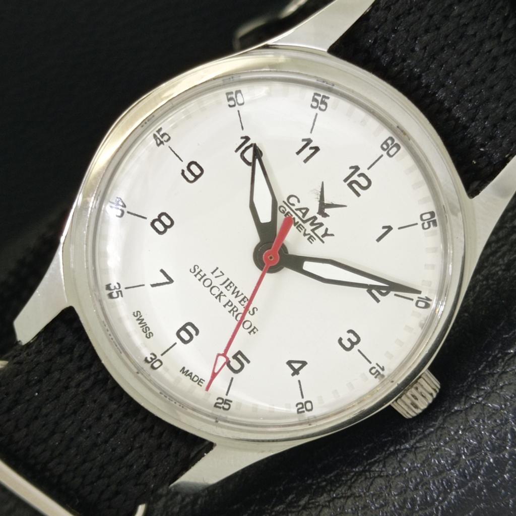 VINTAGE CAMY HAND-WINDING SWISS MENS REFURBISHED WHITE DIAL WATCH a500011-2 R151a-a500011
VINTAGE CAMY HAND-WINDING SWISS MENS REFURBISHED WHITE DIAL WATCH a500011-2 R151a-a500011