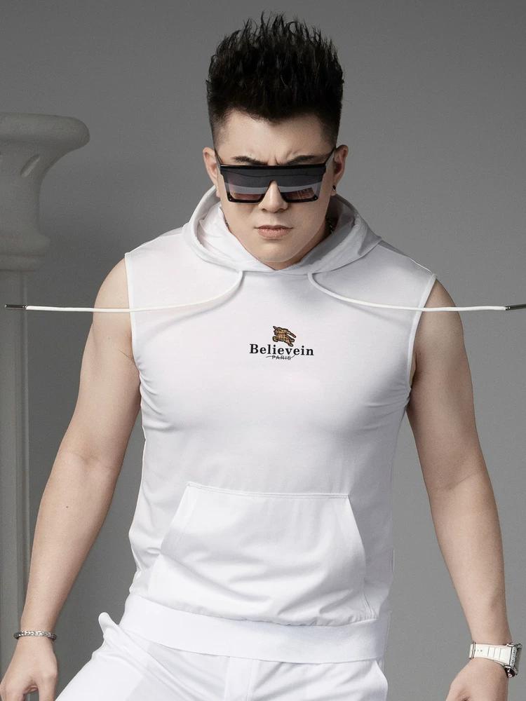 European Goods Trendy Brand Outer Wear Waistcoat Men s Hood Vest Summer Trendy Letters Print Sleeveless T-shirt Casual Top XL чёрный
European Goods Trendy Brand Outer Wear Waistcoat Men s Hood Vest Summer Trendy Letters Print Sleeveless T-shirt Casual Top XL чёрный