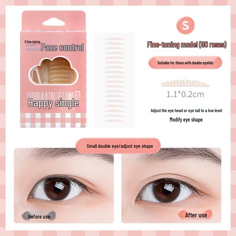 GECOMO Invisible Double Eyelid Stickers: Long-lasting, Versatile Style for Inner and Single Eyelids.
GECOMO Invisible Double Eyelid Stickers: Long-lasting, Versatile Style for Inner and Single Eyelids.