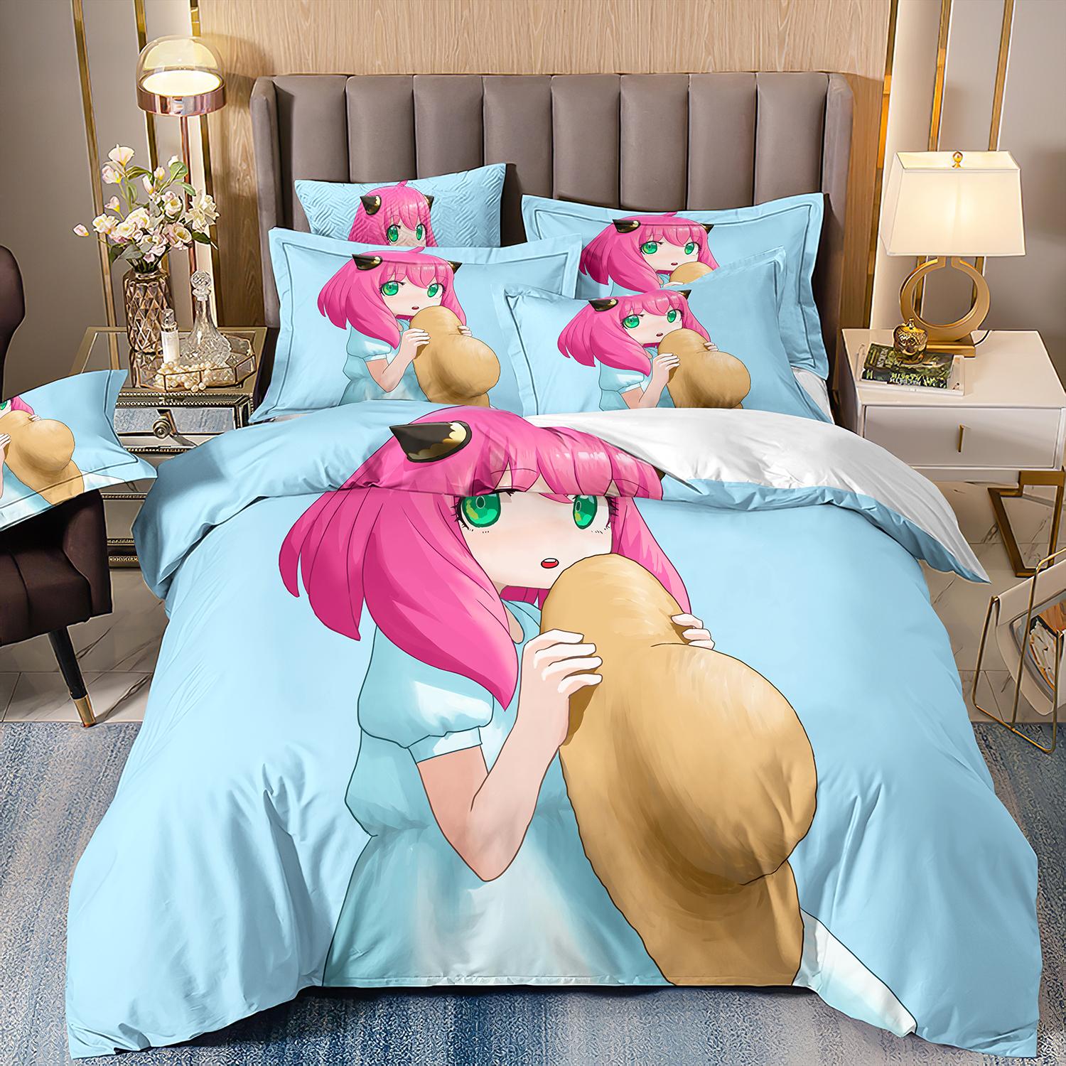 NEW Spy X Family Print Anime Printed Bed Set Duvet Cover Pillowcase Bedding Set Bed Linen Sheet Quilt Cover Full Queen King Size 135x200cm
NEW Spy X Family Print Anime Printed Bed Set Duvet Cover Pillowcase Bedding Set Bed Linen Sheet Quilt Cover Full Queen King Size 135x200cm