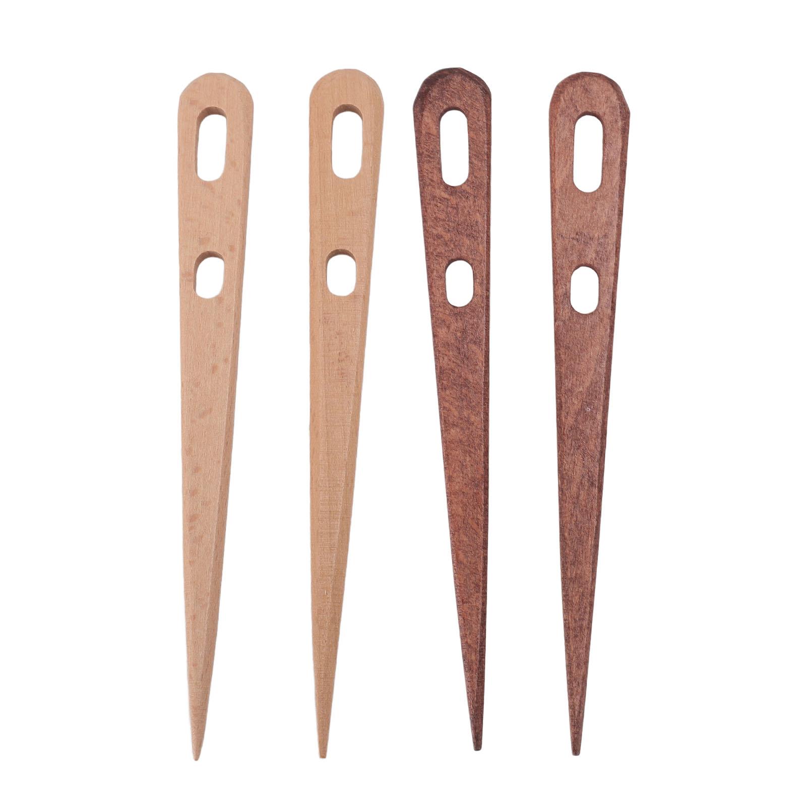 4PCS Weaving Crochet Needle Double Hole Design Beechwood Big Eye Knitting Needle for Sewing
4PCS Weaving Crochet Needle Double Hole Design Beechwood Big Eye Knitting Needle for Sewing
