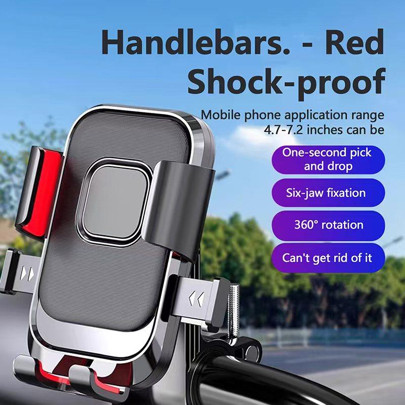 Motorcycles Bicycles CellPhone Holder Free Rotation Mobile Phone Navigation Bracket For Riding Shockproof For iPhone Huawei Xiaomi Samsung Stand Handlebar чорний
Motorcycles Bicycles CellPhone Holder Free Rotation Mobile Phone Navigation Bracket For Riding Shockproof For iPhone Huawei Xiaomi Samsung Stand Handlebar чорний