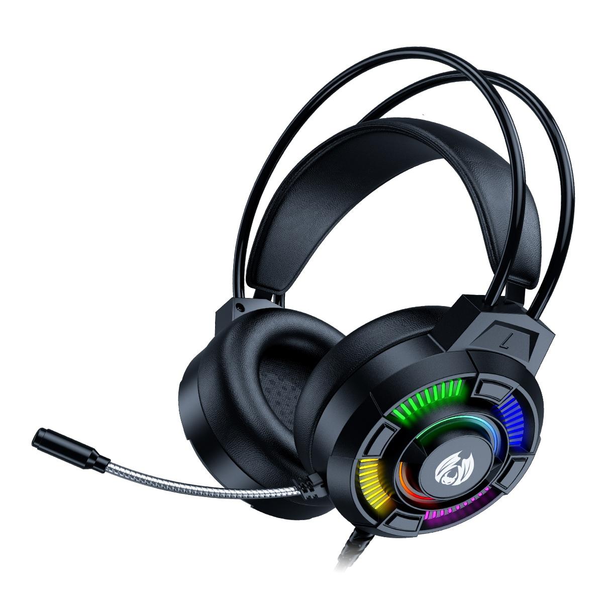 BATXELLENT H81 RGB Wired Headset Adjustable Gaming Headphone Noise Canceling Earphone with Mic for PC,Laptops,Mobile Phones Black
BATXELLENT H81 RGB Wired Headset Adjustable Gaming Headphone Noise Canceling Earphone with Mic for PC,Laptops,Mobile Phones Black