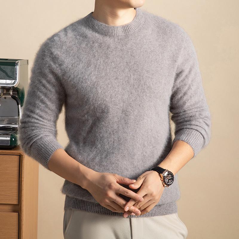 Men s Winter Cashmere Knit Sweater - Skin-Friendly, Non-Pilling, Round Neck Pullover for Young and Middle-Aged Fashion. 2XL (160-180 jin)
Men s Winter Cashmere Knit Sweater - Skin-Friendly, Non-Pilling, Round Neck Pullover for Young and Middle-Aged Fashion. 2XL (160-180 jin)