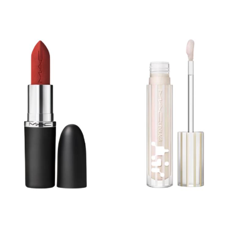 Mac Lip Gloss & Matte Lipstick Set #602+#221
Mac Lip Gloss & Matte Lipstick Set #602+#221