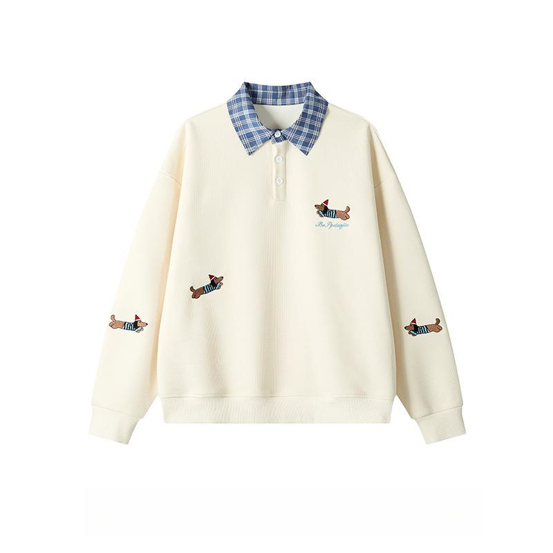 Вышитый свитер с имитацией двух частей на шее, весенне-летний, американский свободный повседневный, внутренний базовый топ 5XL
Вышитый свитер с имитацией двух частей на шее, весенне-летний, американский свободный повседневный, внутренний базовый топ 5XL