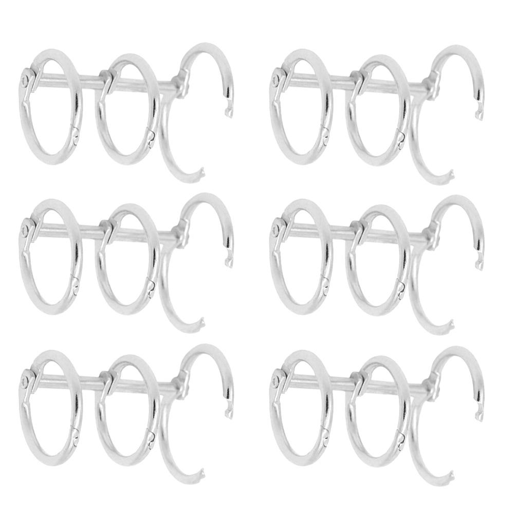 6Pcs High Class Iron 3 Ring Metal Loose Leaf Binder Rings Nickel Finish Office School Binding Combs Spines Supplies срібний
6Pcs High Class Iron 3 Ring Metal Loose Leaf Binder Rings Nickel Finish Office School Binding Combs Spines Supplies срібний