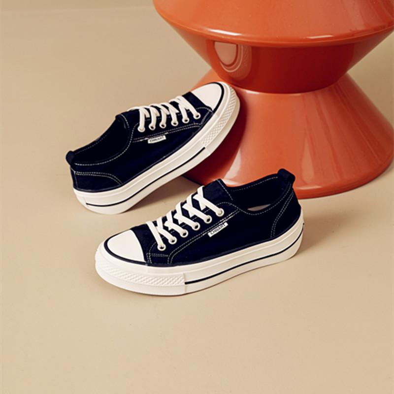 Korean version of platform canvas shoes women s spring summer new versatile college wind breathable sports leisure student board shoes 35 чёрный
Korean version of platform canvas shoes women s spring summer new versatile college wind breathable sports leisure student board shoes 35 чёрный