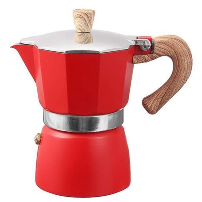 Italian aluminum coffee machine Mocha Espresso Patelnia 3 cups | Coffee (red)
Italian aluminum coffee machine Mocha Espresso Patelnia 3 cups | Coffee (red)