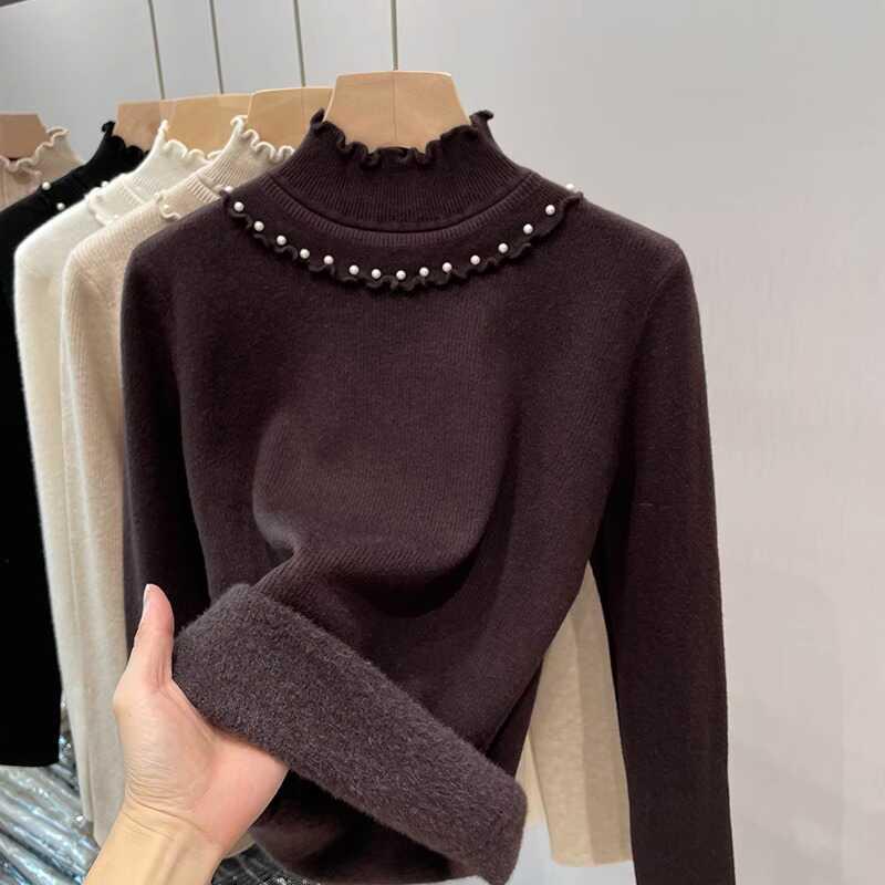 Women s Fleece-Lined Lace Neck Sweater - 2025 Winter Thick Knitted Base Layer XXL
Women s Fleece-Lined Lace Neck Sweater - 2025 Winter Thick Knitted Base Layer XXL