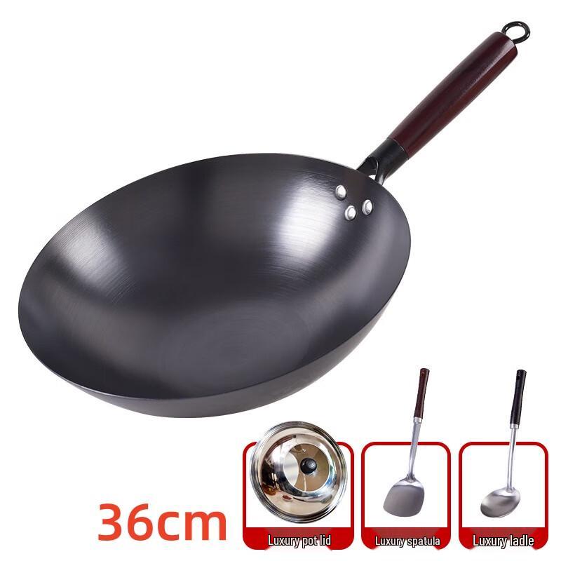 Yoshida Craftsman Wrought Iron Nitrided Wok
Yoshida Craftsman Wrought Iron Nitrided Wok