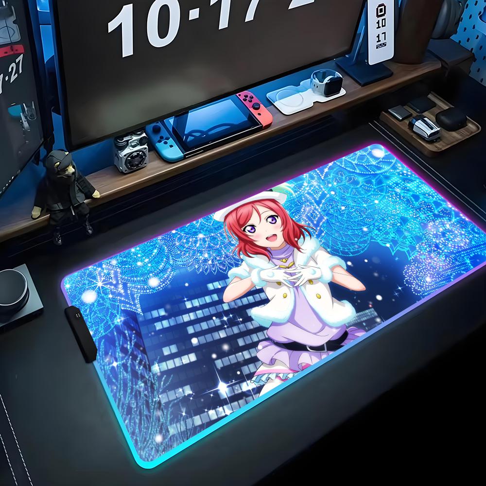 maki nishikino Mouse Pad RGB Gaming Mousepad Big LED Pad PC Desk Mat Luminous Mouse Pad Large Keyboard Mats Table Rug With RGB600x300x3mm
maki nishikino Mouse Pad RGB Gaming Mousepad Big LED Pad PC Desk Mat Luminous Mouse Pad Large Keyboard Mats Table Rug With RGB600x300x3mm