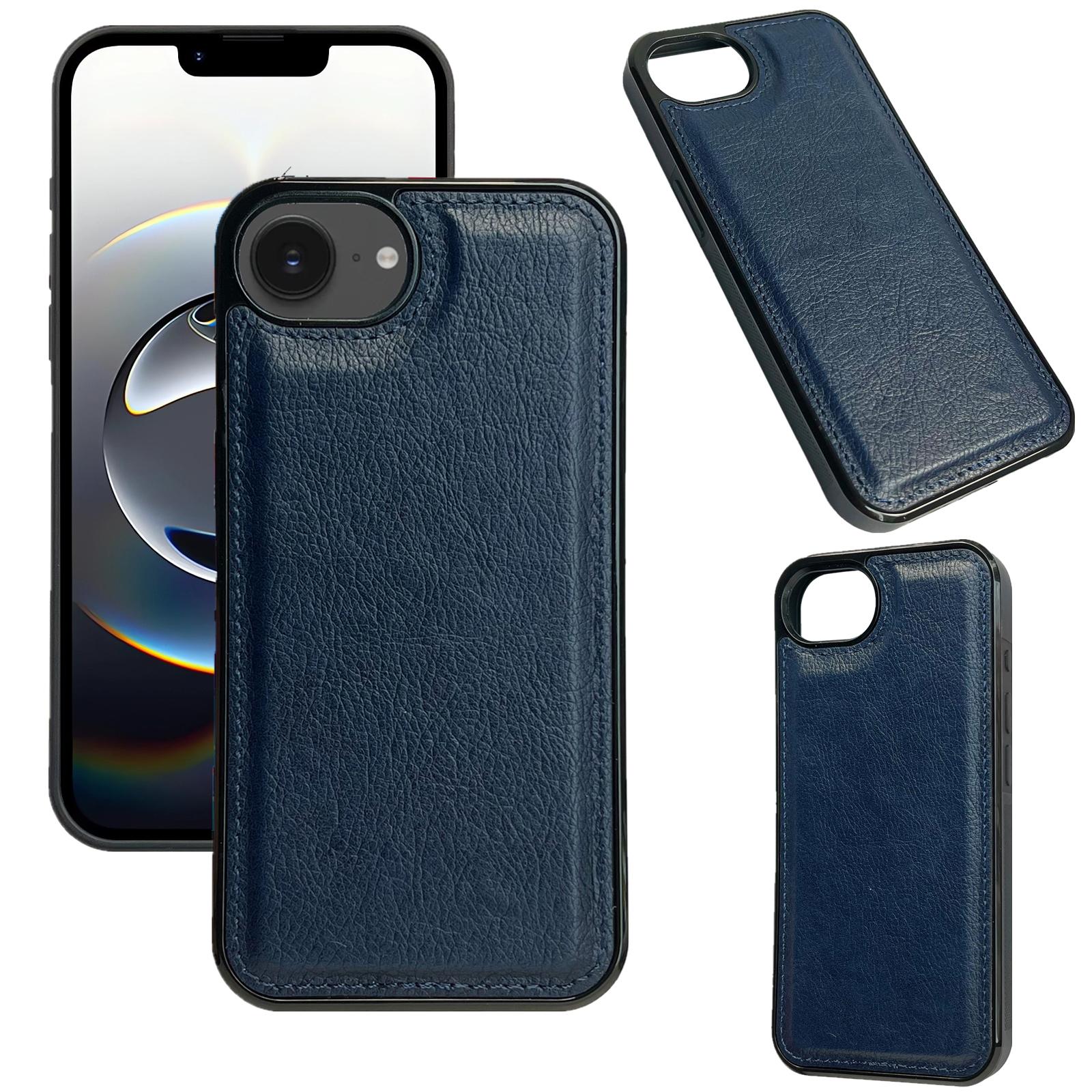 For iPhone 16e Case Calf Texture PU Leather Anti Fingerprint Back Phone Cover Blue
For iPhone 16e Case Calf Texture PU Leather Anti Fingerprint Back Phone Cover Blue