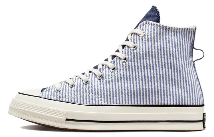 Converse Chuck Taylor All Star 70 Hi Hickory Stripe Washed Indigo A00472C 51.5
Converse Chuck Taylor All Star 70 Hi Hickory Stripe Washed Indigo A00472C 51.5