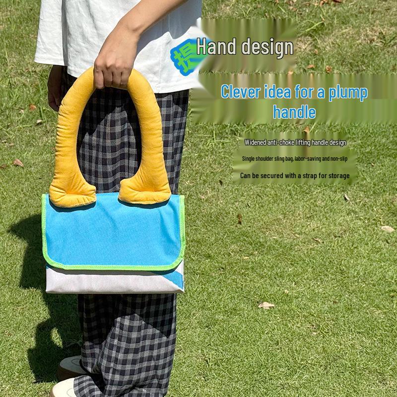 Outdoor Camping Picnic Blanket: Moisture-Proof, Portable, Thickened Cushion, Cartoon Design, Handheld and Foldable for Festivals. 150x80 cm
Outdoor Camping Picnic Blanket: Moisture-Proof, Portable, Thickened Cushion, Cartoon Design, Handheld and Foldable for Festivals. 150x80 cm