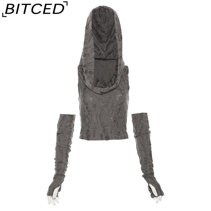 BITCED Summer Women s Solid-Colour Slim-Fit Cropped Hooded Sleeveless Vest Top Streetwear Fashion S світло-сірого кольору
BITCED Summer Women s Solid-Colour Slim-Fit Cropped Hooded Sleeveless Vest Top Streetwear Fashion S світло-сірого кольору