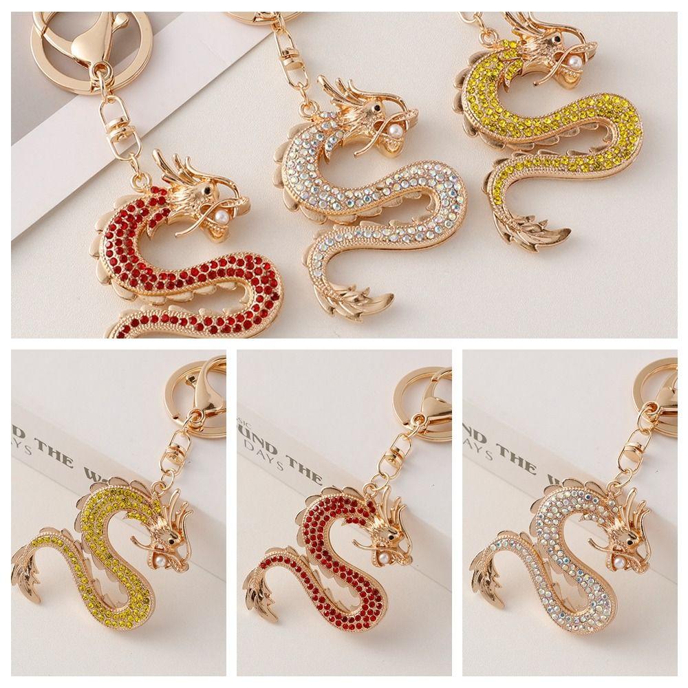 Cartoon Dragon Key Chain Fashion Zodiac Dragon Hanging Ornament Year of The Dragon Keychain Bags Style 4 
Cartoon Dragon Key Chain Fashion Zodiac Dragon Hanging Ornament Year of The Dragon Keychain Bags Style 4