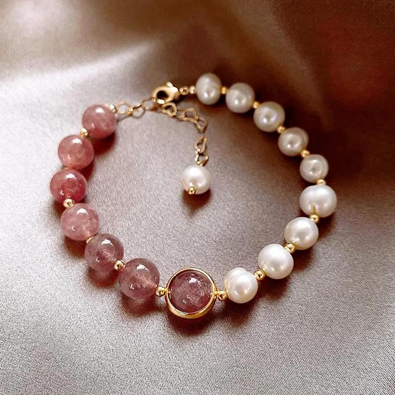 Elegant Baroque Natural Pearl Bracelet Female Luxury Zircon Pendant Fashion Girl Sweet Jewelry for Women 1
Elegant Baroque Natural Pearl Bracelet Female Luxury Zircon Pendant Fashion Girl Sweet Jewelry for Women 1