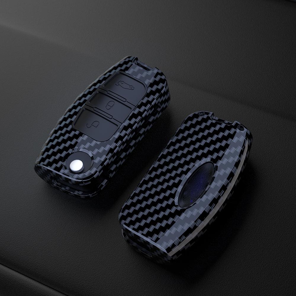 ABS Carbon Fiber Car Key Case Cover For Ford Fiesta Focus 2 Ecosport Kuga Escape Falcon B-Max C-Max Eco Sport Galaxy Accessories
ABS Carbon Fiber Car Key Case Cover For Ford Fiesta Focus 2 Ecosport Kuga Escape Falcon B-Max C-Max Eco Sport Galaxy Accessories