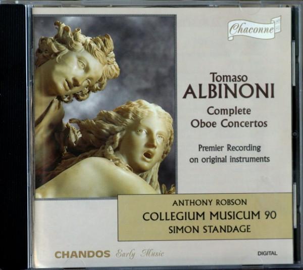 CD TOMASO GIOVANNI ALBINONI - Complete Oboe Concerti CHAN0579 Chandos 1995 Europe Classical Used
CD TOMASO GIOVANNI ALBINONI - Complete Oboe Concerti CHAN0579 Chandos 1995 Europe Classical Used