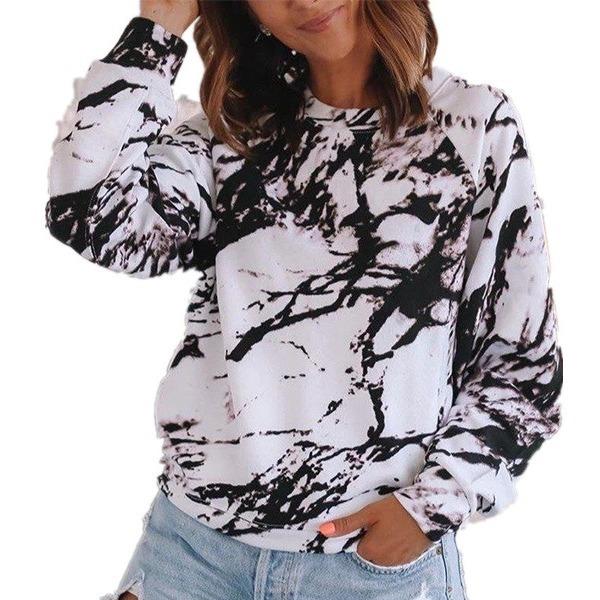 QICED Осень-зима Женская свободная футболка с длинными рукавами и принтом тай-дай для женщин XXL белый
QICED Осень-зима Женская свободная футболка с длинными рукавами и принтом тай-дай для женщин XXL белый