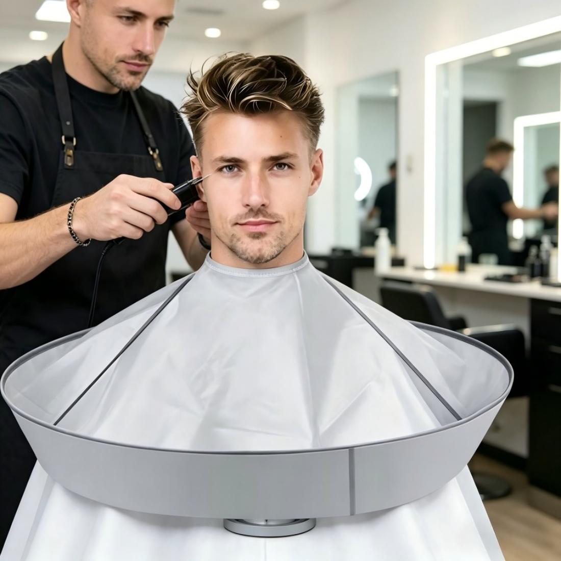Adult Hair Cutting Cape, Non-Stick Foldable Hairdressing Cloak, Comfortable Easy Clean Barber Salon Tool For Home Shaving And Haircut Use срібний
Adult Hair Cutting Cape, Non-Stick Foldable Hairdressing Cloak, Comfortable Easy Clean Barber Salon Tool For Home Shaving And Haircut Use срібний