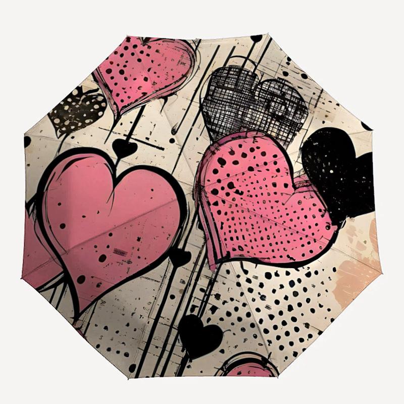 1pc Heart Print Folding Umbrella | Elegant Design, Fashionable Accessory, Durable Construction, Sturdy Ribs yy251107119
1pc Heart Print Folding Umbrella | Elegant Design, Fashionable Accessory, Durable Construction, Sturdy Ribs yy251107119