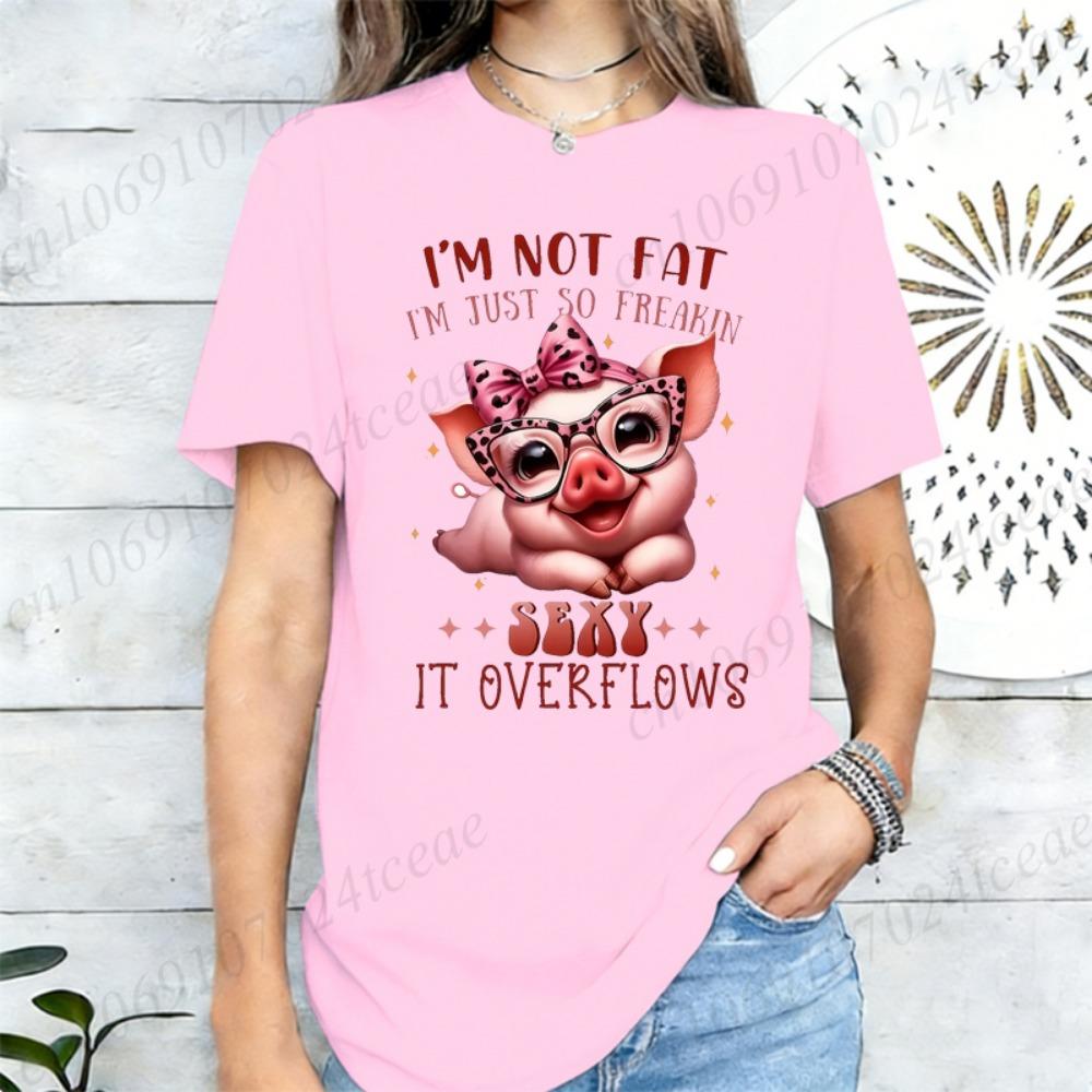 I m Not Fat I m Just So Sexy It Overflows Women T Shirt Funny Print Casual Oversized Short Sleeve Fashion Streetwear Ladies Tops S
I m Not Fat I m Just So Sexy It Overflows Women T Shirt Funny Print Casual Oversized Short Sleeve Fashion Streetwear Ladies Tops S
