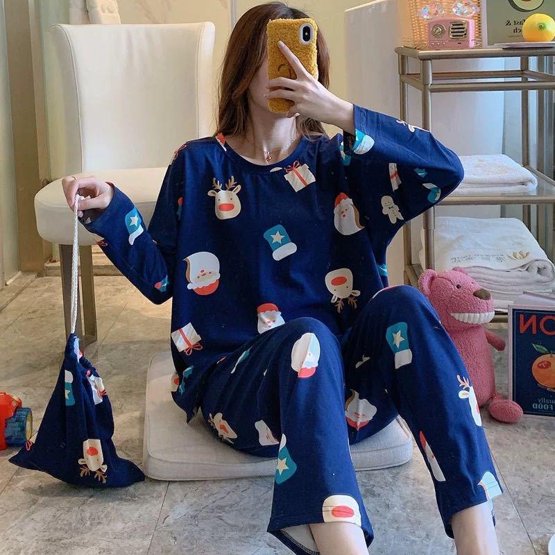Women s Long Sleeve Pajamas Set - Spring, Autumn & Summer Korean Style, Plus Size, Outerwear M
Women s Long Sleeve Pajamas Set - Spring, Autumn & Summer Korean Style, Plus Size, Outerwear M