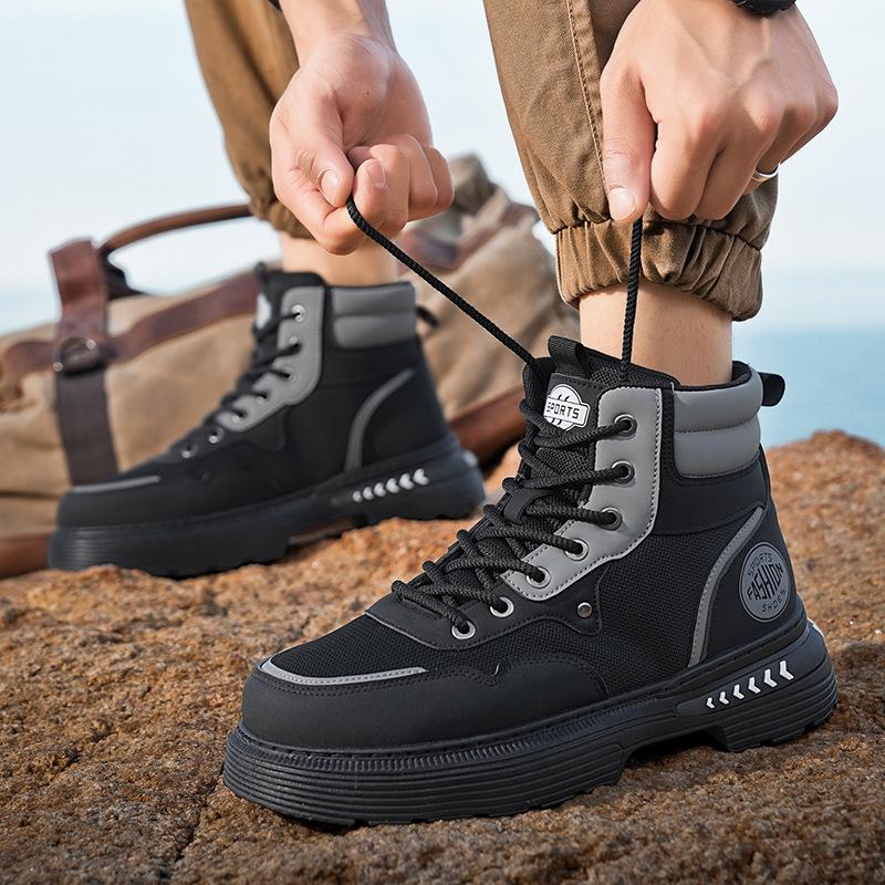 Men s shoes Martin boots new platform tooling shoes outdoor hiking shoes breathable and wear-resistant casual high-top men s shoes 39
Men s shoes Martin boots new platform tooling shoes outdoor hiking shoes breathable and wear-resistant casual high-top men s shoes 39
