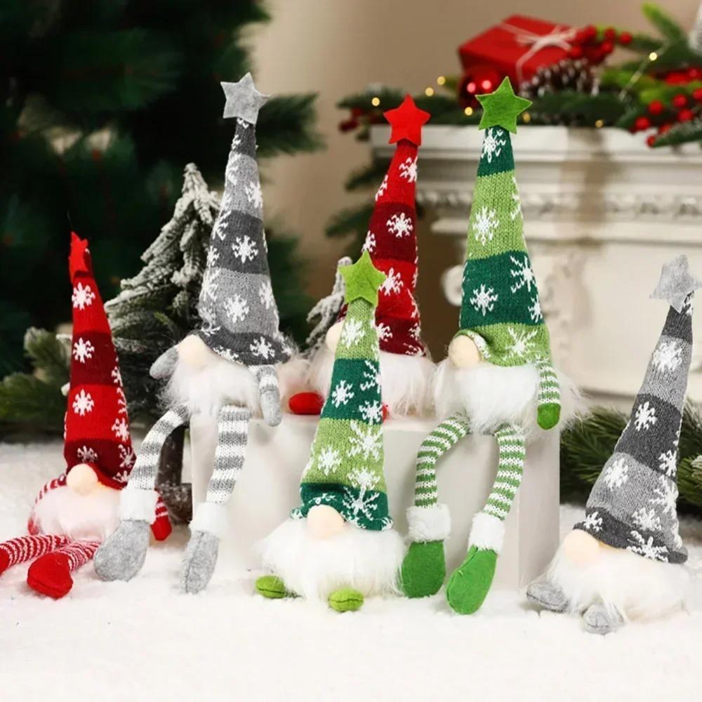 Knitted Christmas Gnome Faceless Doll Cartoon Christmas Decoration New Year Gift L зелений
Knitted Christmas Gnome Faceless Doll Cartoon Christmas Decoration New Year Gift L зелений