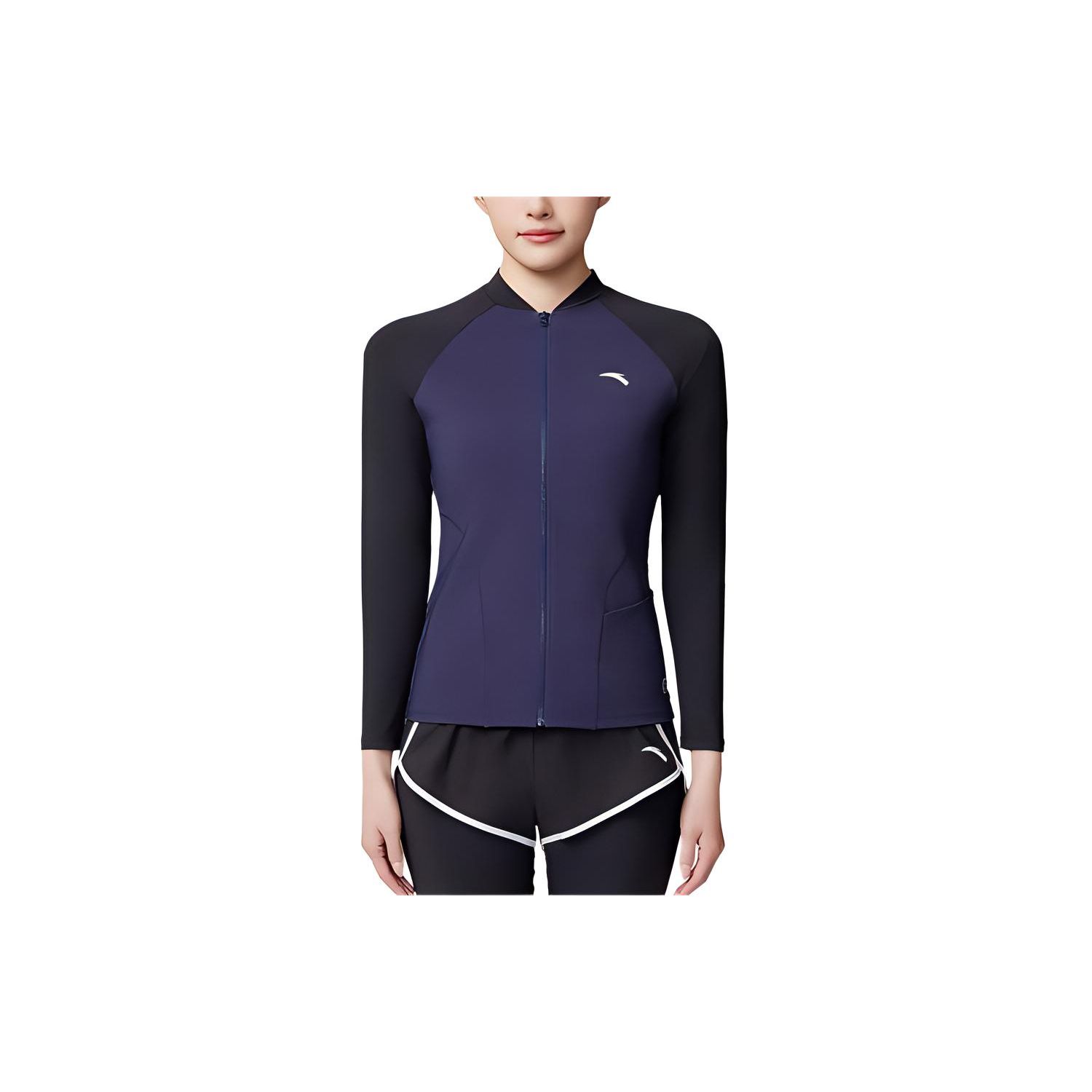 Anta Color Block круглый вырез длинный рукав спортивный двухсекционный купальник женский купальник темно-синий базовый-черный 1824532489-2 XXL
Anta Color Block круглый вырез длинный рукав спортивный двухсекционный купальник женский купальник темно-синий базовый-черный 1824532489-2 XXL