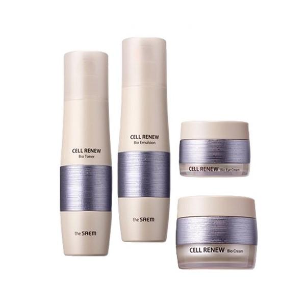 The Saem Cell Renew Bio Специальный набор для ухода за кожей 3 шт. (Тонер 150 мл + Эмульсия 150 мл + Крем 50 мл + Крем для век 31 мл)
The Saem Cell Renew Bio Специальный набор для ухода за кожей 3 шт. (Тонер 150 мл + Эмульсия 150 мл + Крем 50 мл + Крем для век 31 мл)