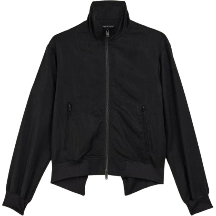 Y-3 Куртка мужская черная на молнии с длинным рукавом, однотонная, со стойкой, JD3518 S
Y-3 Куртка мужская черная на молнии с длинным рукавом, однотонная, со стойкой, JD3518 S