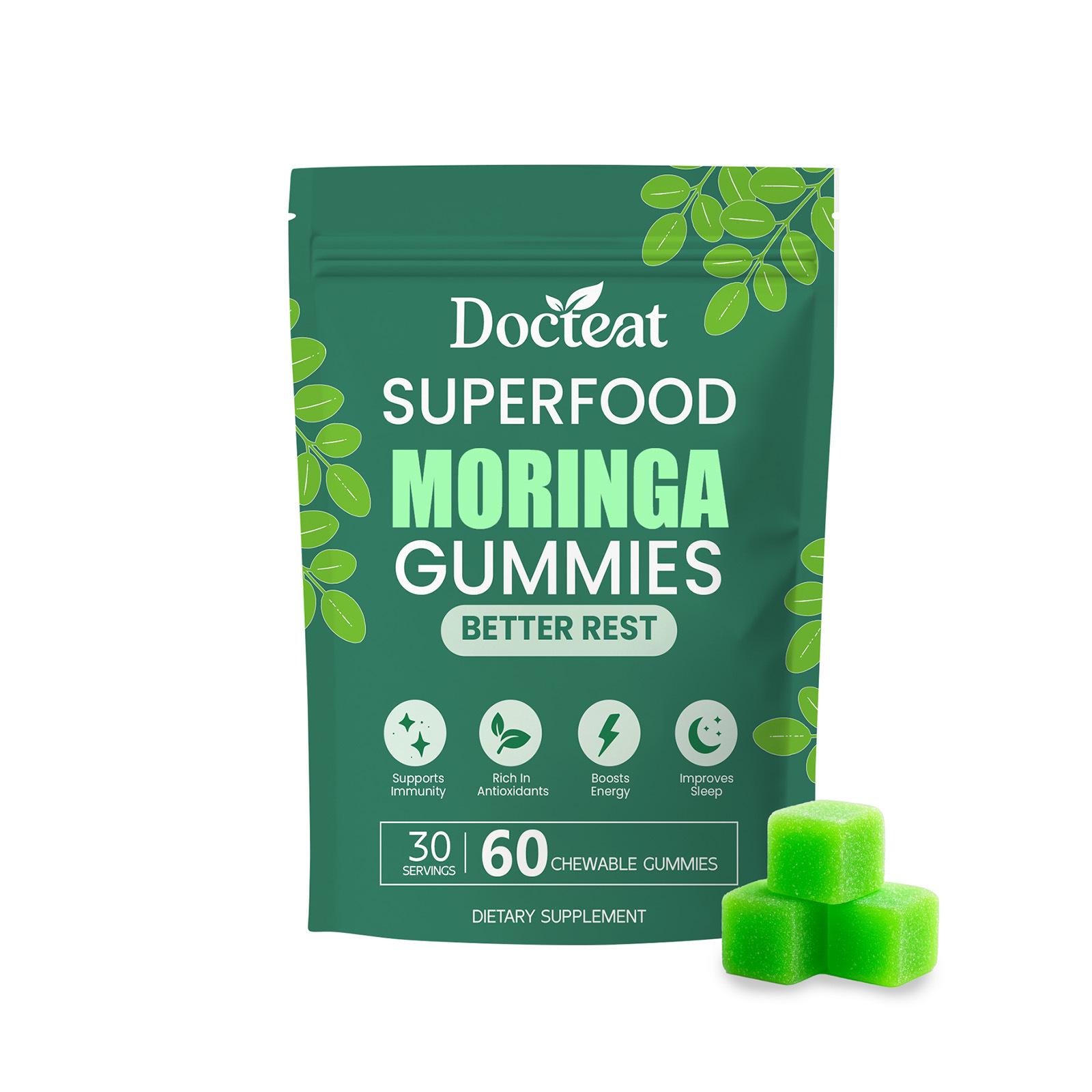 DOCTEAT Moringa Sleep Support Gummies - Herbal Sleep Care Dietary Supplement
DOCTEAT Moringa Sleep Support Gummies - Herbal Sleep Care Dietary Supplement