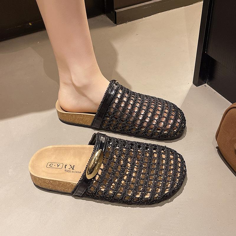 Thick-bottomed mesh bag head half slippers women s summer wear 2025 new one-pedal with skirt fisherman sandals 40 бежевий
Thick-bottomed mesh bag head half slippers women s summer wear 2025 new one-pedal with skirt fisherman sandals 40 бежевий