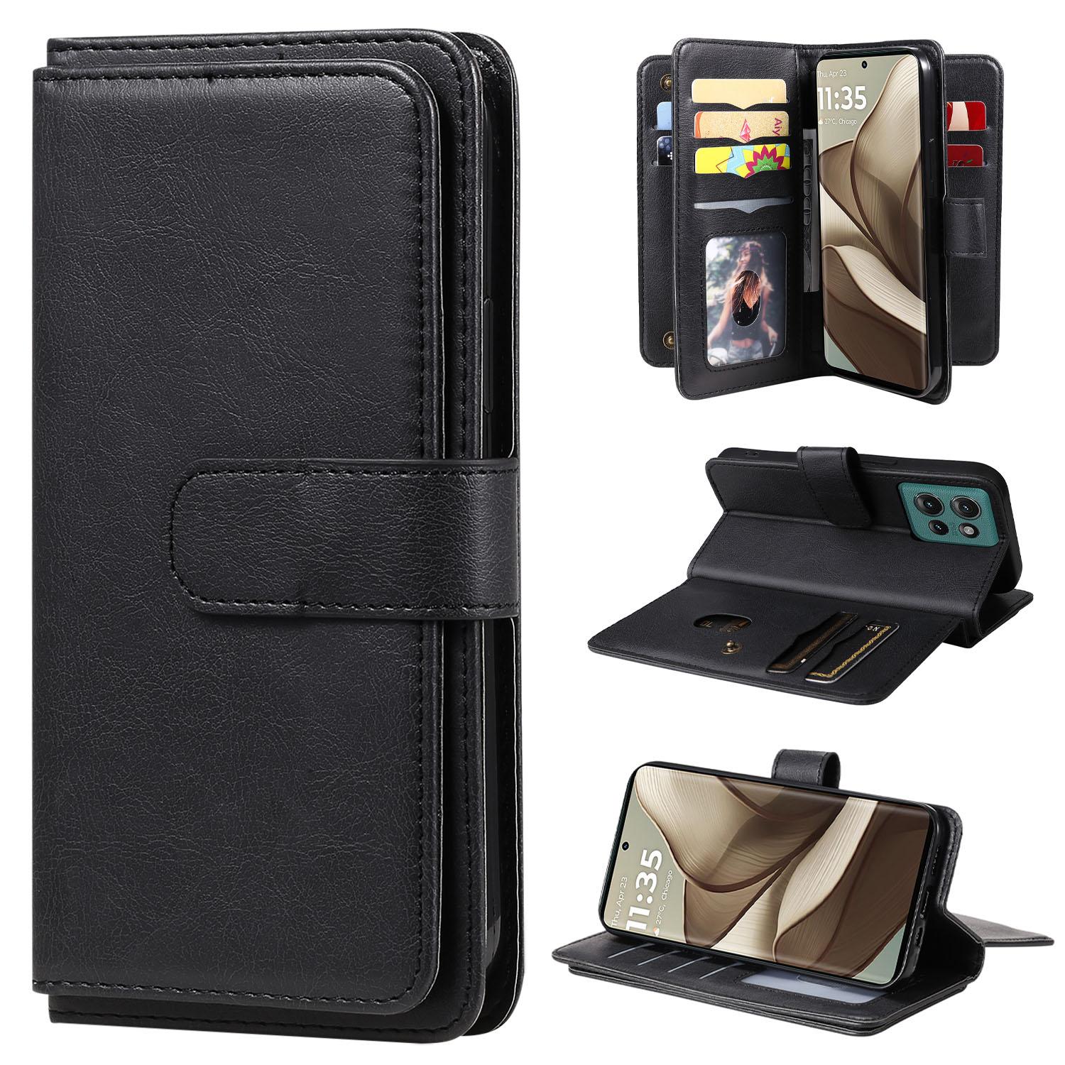 For Motorola Edge 50 5G Leather Case with 10 Card Holder Phone Cover Stand Black
For Motorola Edge 50 5G Leather Case with 10 Card Holder Phone Cover Stand Black