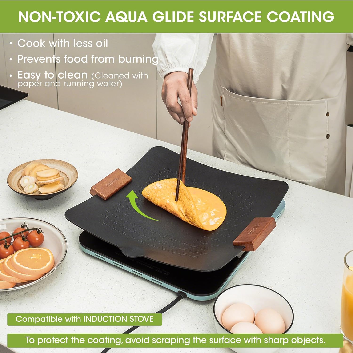 Легкая сковорода-гриль 12.6 (32 см), 2.2 фунта (1 кг), с антипригарным покрытием – для плиты, индукции, кемпинга, BBQ – В комплекте сумка для хранения United States
Легкая сковорода-гриль 12.6 (32 см), 2.2 фунта (1 кг), с антипригарным покрытием – для плиты, индукции, кемпинга, BBQ – В комплекте сумка для хранения United States