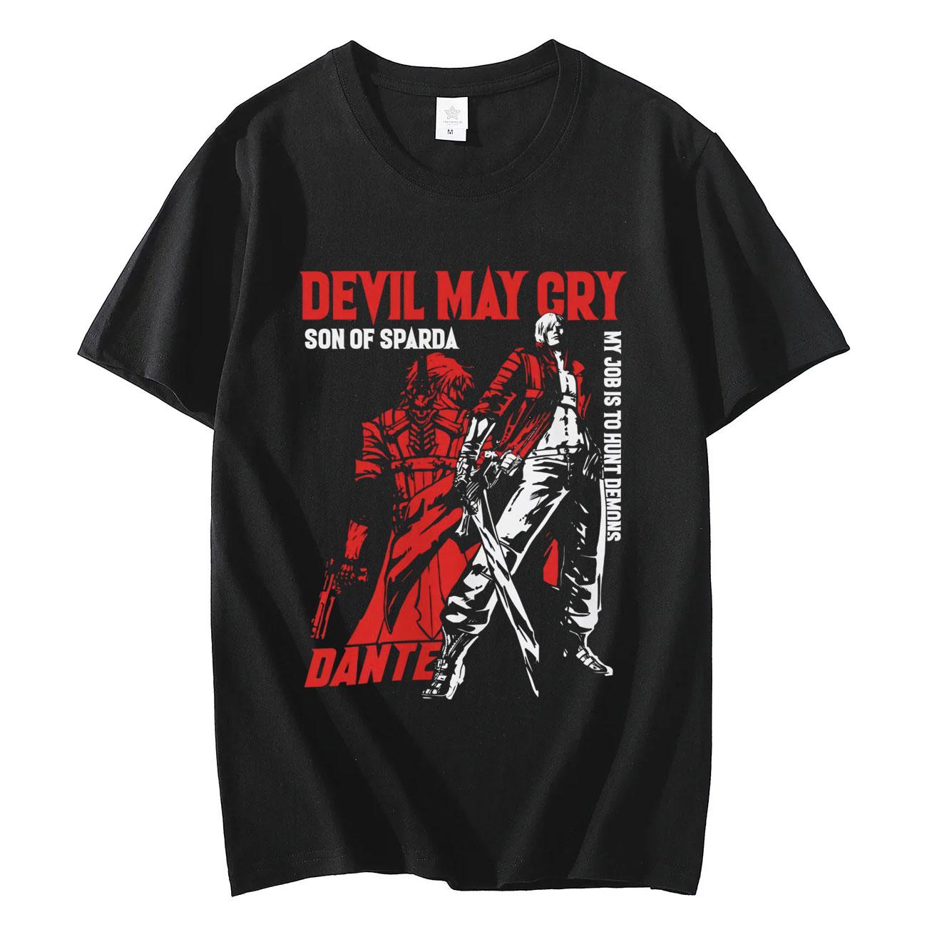 Hot Game Devil May Cry Dante Graphic T Shirts Gothic Trend Vintage Short Sleeve Tshirt Fashion Casual Oversized Tshirts Unisex 4XL
Hot Game Devil May Cry Dante Graphic T Shirts Gothic Trend Vintage Short Sleeve Tshirt Fashion Casual Oversized Tshirts Unisex 4XL
