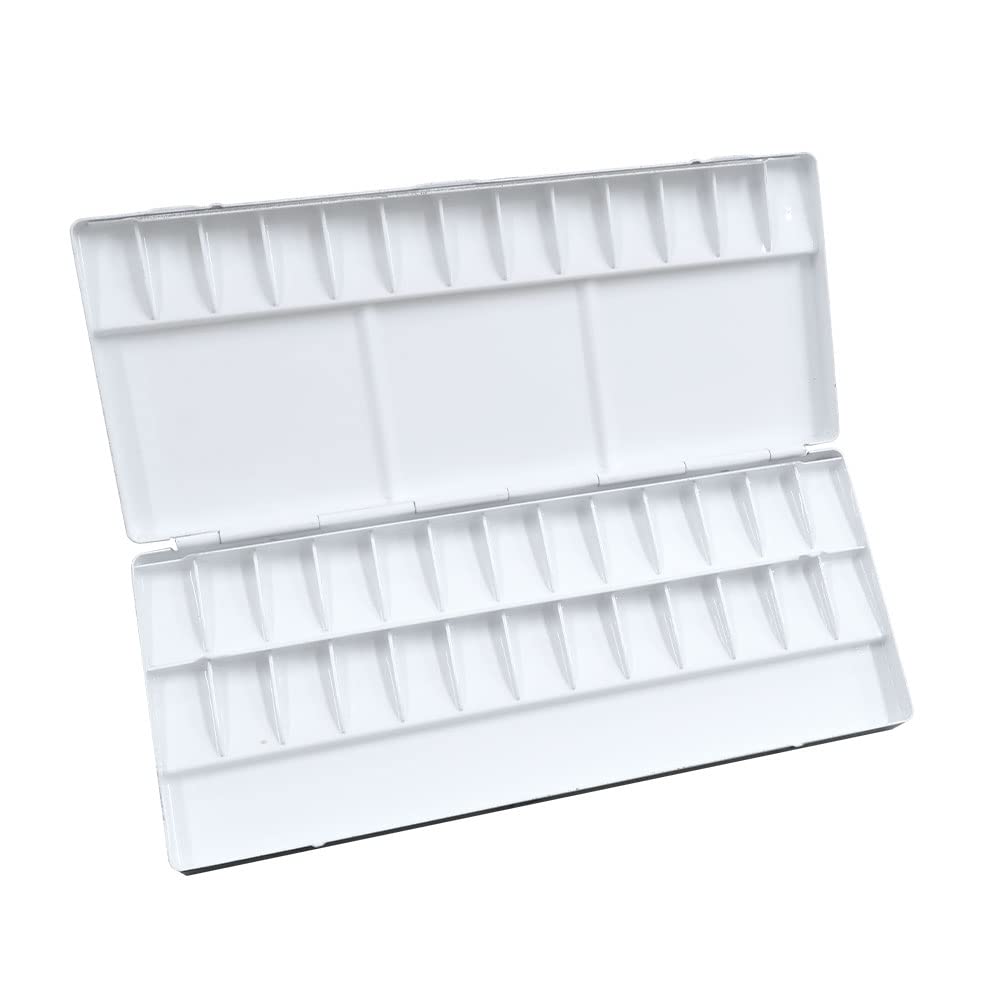 Палитра акварельная алюминиевая Holbein №20 39 ячеек 210140
Палитра акварельная алюминиевая Holbein №20 39 ячеек 210140