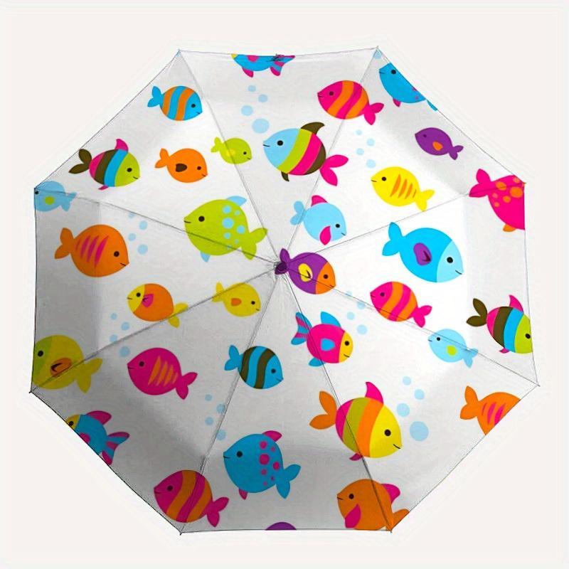 1pc Fish Pattern Automatic Opening/Closing Folding Umbrella with 25 Ribs, Plastic Handle, Windproof Portable Sunshade Umbrella y250726065
1pc Fish Pattern Automatic Opening/Closing Folding Umbrella with 25 Ribs, Plastic Handle, Windproof Portable Sunshade Umbrella y250726065