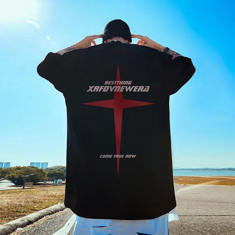M-8XL Летняя Американская Креативная Спина Красный Шрифт Принт Крест Унисекс Оверсайз Спортивная Футболка с Коротким Рукавом Футболки Футболки S
M-8XL Летняя Американская Креативная Спина Красный Шрифт Принт Крест Унисекс Оверсайз Спортивная Футболка с Коротким Рукавом Футболки Футболки S